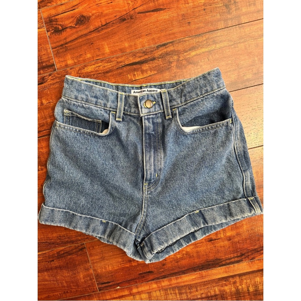 American Apparel Blue Denim Women's Shorts